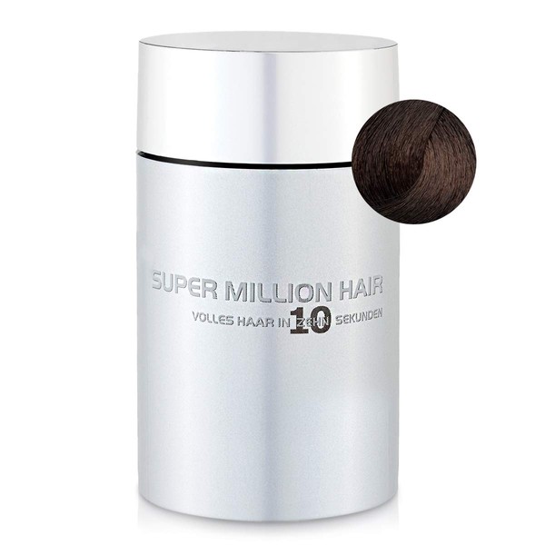 Super Million Hair Hair Fibres and Pouring Hair - High Quality Hair Thickening - 15g - Medium Brown (23)