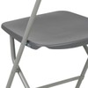 Flash Furniture HERCULES Series 650 lb. Capacity Premium Grey Plastic