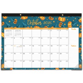 2026 Desk Calendar - 2026 Calendar, JAN 2026 - DEC 2026, 17" x 12" Large Desk Calendar 2026, 12 Month Calendar Large, Desk Pad, Corner Protectors, 2-IN-1 Desk/Wall Calendar - 12 Different Themes