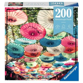 Ravensburger Umbrellas  Rompecabezas de 200 Piezas para Adultos  Diseño Multicolor de Paraguas  Piezas de Alta Precisión y Encaje Perfecto