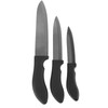 3Pcs Fruit Knife with Ergonomic Handle Black Blade Ceramic Cooking