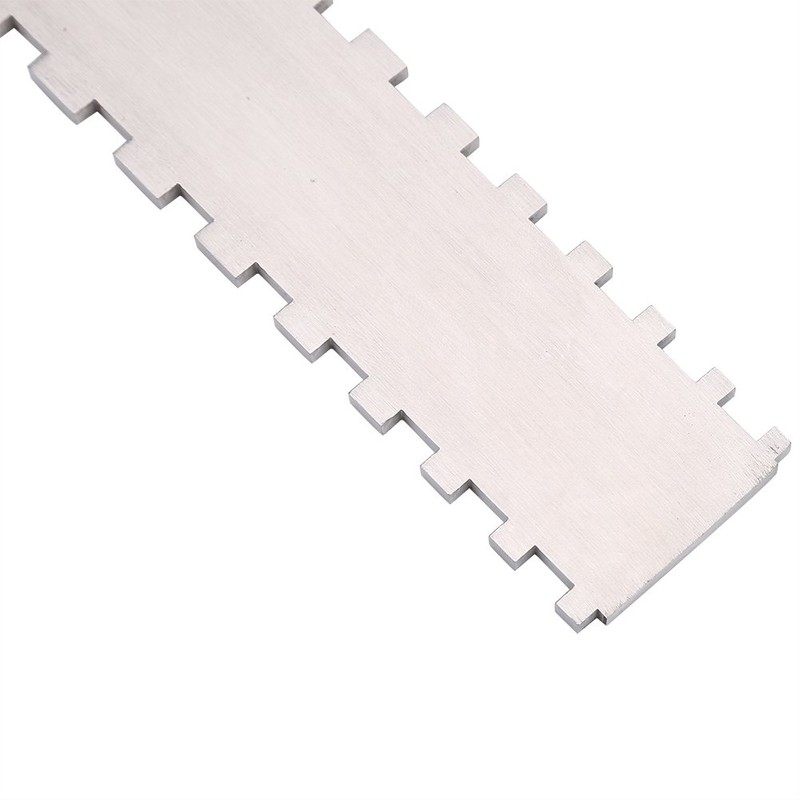 16.53 x 1.45 inch Practical Notched Fret Board Straight Edge