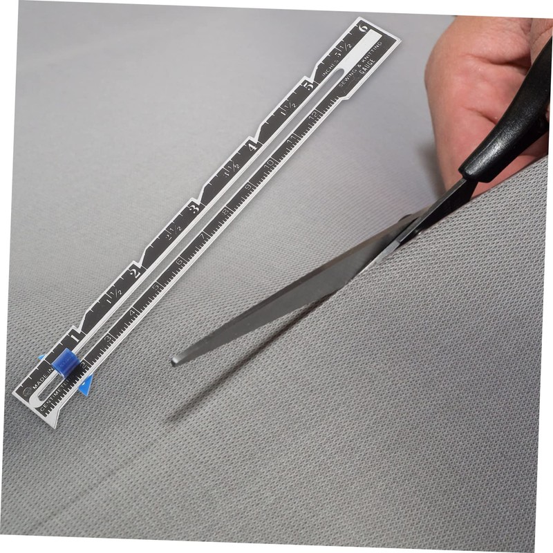 Gadpiparty 12Pcs Quilting Ruler Sewing Gauge for Accurate Button Measurement