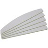 Pack of 5 Zebra Files Half Moon Grit 100/180 -