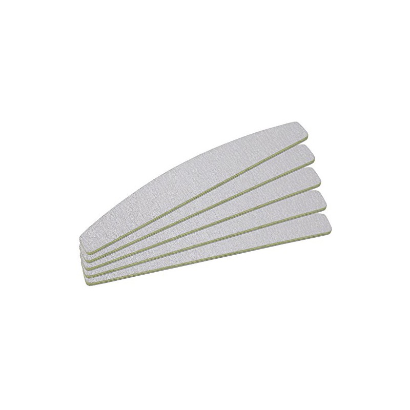 Pack of 5 Zebra Files Half Moon Grit 100/180 -