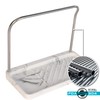 zccz Sponge Holder - Kitchen Sink Organizer Tray Stainless Steel