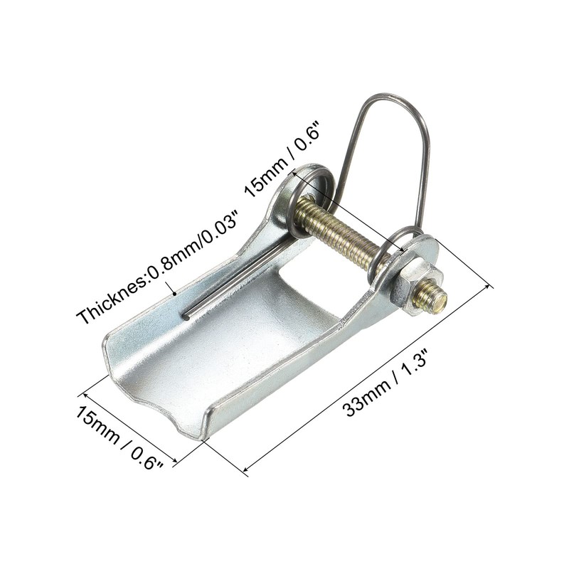 PATIKIL 1.3 Inch Replacement Hooks Latch, Metal Towing Receiver Hitch