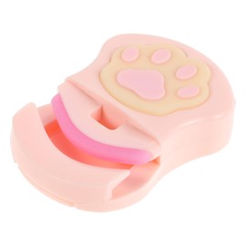 WOONEKY Cute Cat Paw Eyelash Curler Portable Manual Lash Curling Tool for Makeup Compact Design for Touchups Gentle and Safe for Healthy Lashes