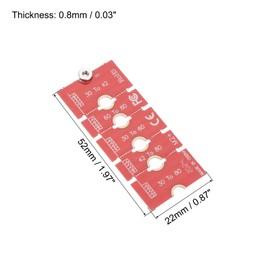 sourcing map M2+ M.2 NGFF/NVME Length Extend Adapter 2230, 2242, 2260, 2280 Multipurpose SSD Extension Bracket Card Plate PCB Board for PC Computer Case (Red)