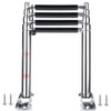 Marinebaby Heavy Duty Boat Telescopic 4 Step Ladder,Stainless Steel Swim