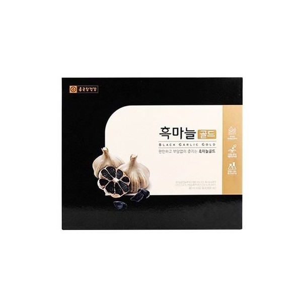 Chong Kun Dang Health Black Garlic Gold 80ml x 60 packets / 종근당건강 흑마늘골드 80ml x 60포