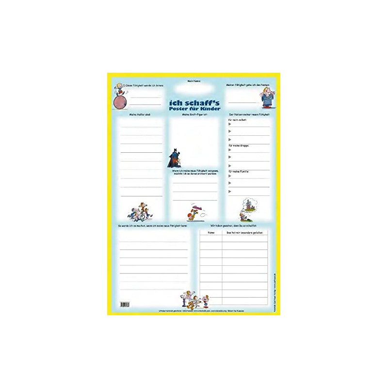 Ich schaffs-Arbeitsposter