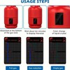 WLngtv 1PC Black Ga S Level Indicator Reusable Propane Tank