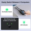 USB 3.0 Switch Selector, Bi-Directional USB Switch 2 in 1