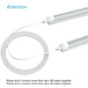 JESLED T5 T8 Extension Cords, 5ft Linkable Wire Cable Conenctor,