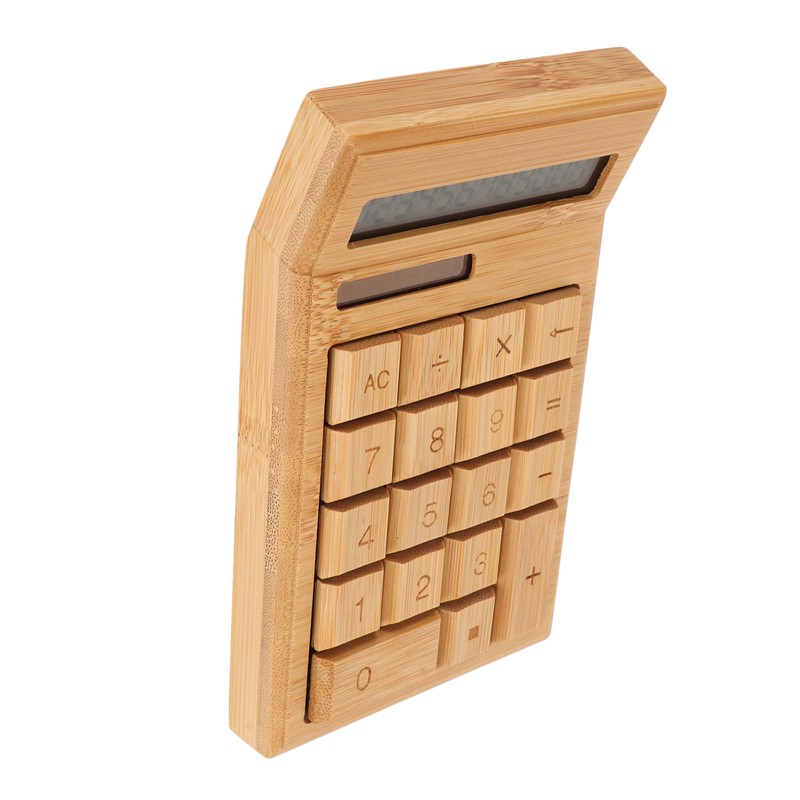 CS19 Solar Calculator Solar Battery Dual Power 12 Digit LCD