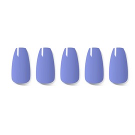 BECKYSTAR Classic Gel Nail Stickers-1 - Salon-Quality, Long-Lasting, and Easy to Apply & Remove - Works with Any Nail Lamps - Includes 2 Prep Pads, Nail File & Wooden Stick (S.Very Peri)