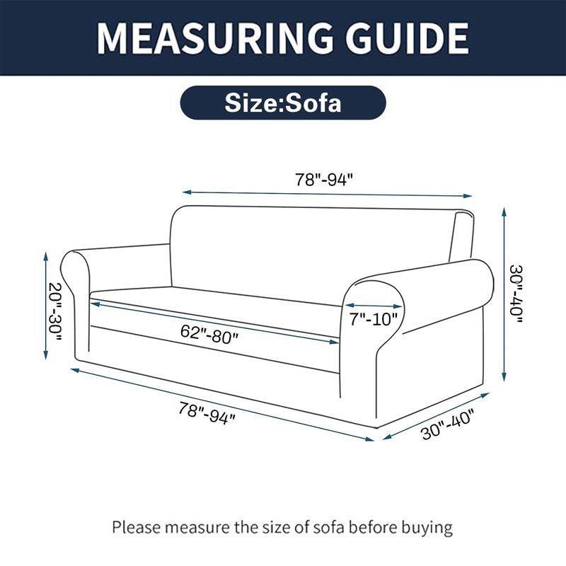 Cupuamon 2026 New Stretch Sofa Slipcovers Couch Cover for 3