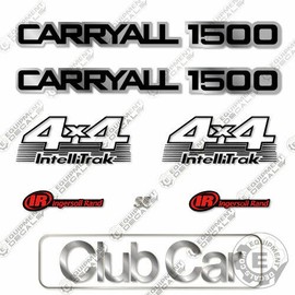Aftermarket Fits ClubCar Carryall 1500 Decal Kit Golf Cart Utility Vehicle Decals