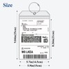 GhllGhyy 2 Pack Extra Large Golf Bag Shipping Label Holder