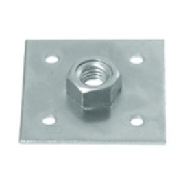 Yawata Screw Nut with Plate M8 P1.25 | Casters, Doorway Adjusters, Table Legs