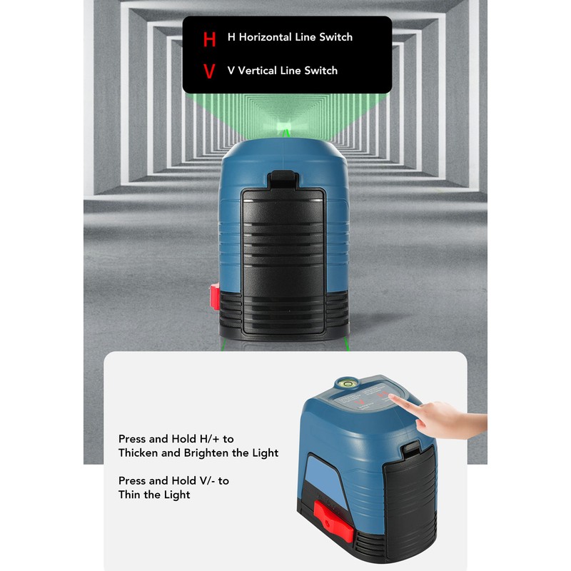 Line Level Cross 2 Lines Self Leveling High Accuracy Line