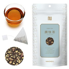 Yakuhinichido Kancha Junkai Tea, Set of 2 Bags (0.07 oz (2 g) x 12 Bags), Tea Bags, Pu-erh Tea Base, Healthy Tea, Medicinal Tea, Kampo Tea, Made in Japan, Gift