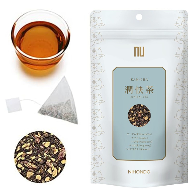 Yakuhinichido Kancha Junkai Tea, Set of 2 Bags (0.07 oz