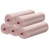 5 Rolls Small Trash Garbage Bags, 4 Gallon Strong Thin