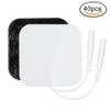 40Pcs Reusable Self adhesive Health Care Massager Electrode Replacement Pads