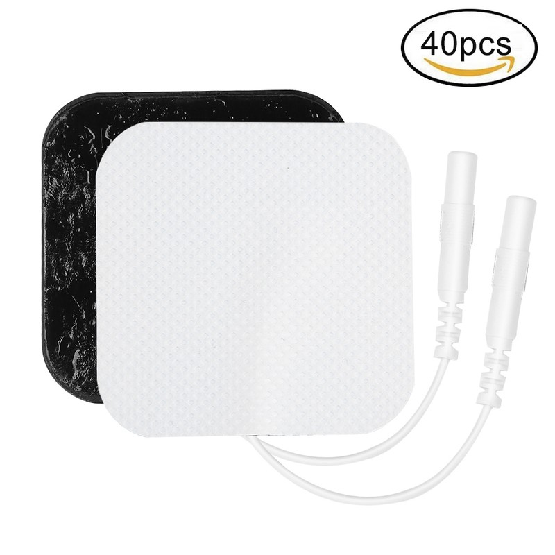 40Pcs Reusable Self adhesive Health Care Massager Electrode Replacement Pads