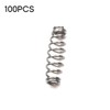Youngy 100Pcs Fishing Hook Spring Fishing Hook Steel Swivels Spring