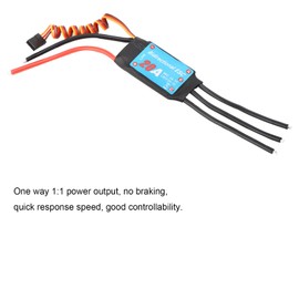 Esc Brushless Esc Two Way, 12V DC 8Amp Bidirectional Pwm Esc, One Way Brushless Esc Electronic Speed Controller for RC Ship Underwater Screw (20A)