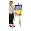 Quartet Lightweight Wood Display Easel, Natural Oak (41E)
