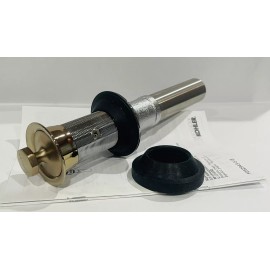 Kohler 7127 Lavatory Drain No Overflow / Non-Removable Stopper in Brushed Bronze