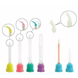 Pac-Dent Mixing Tips T-Style Short Yellow