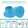 4 Pcs Replacement Feet for Bath Chair Shower Chair Leg