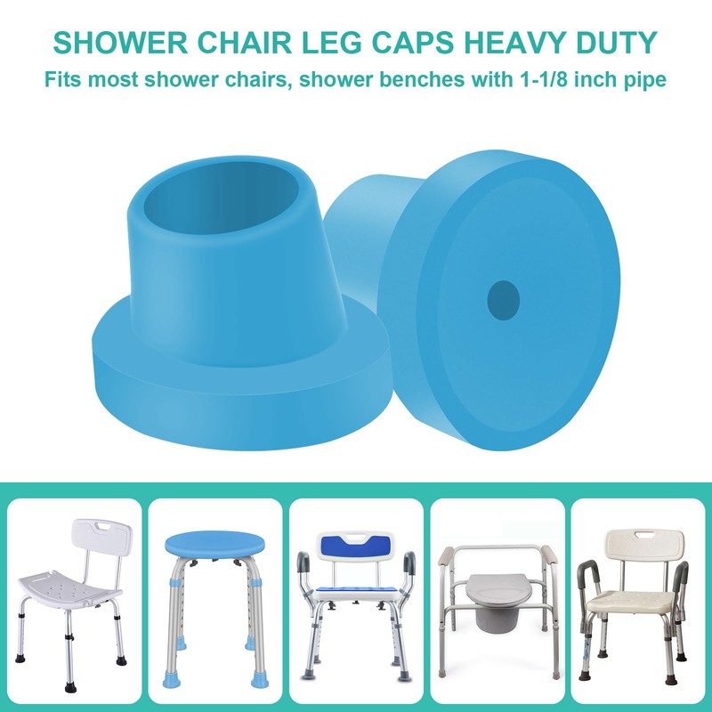 4 Pcs Replacement Feet for Bath Chair Shower Chair Leg