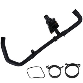 Radiator Top Hose With Thermosat Assembly Compatible with 2002-2008 Jaguar X-Type Upper Radiator Hose Replace# C2S43430