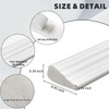 ESUFEIR 2pcs×196" Wedge Window Weather Stripping Door Gap Filler,Adhesive Window