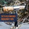 Bushcraft Hand Auger Wrench, Heavy-Duty Scotch Eye Wood Auger, Hand