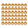 SHMTOOL 48PCS Gold Engine Bolt Cap Cover Kit Aluminum for
