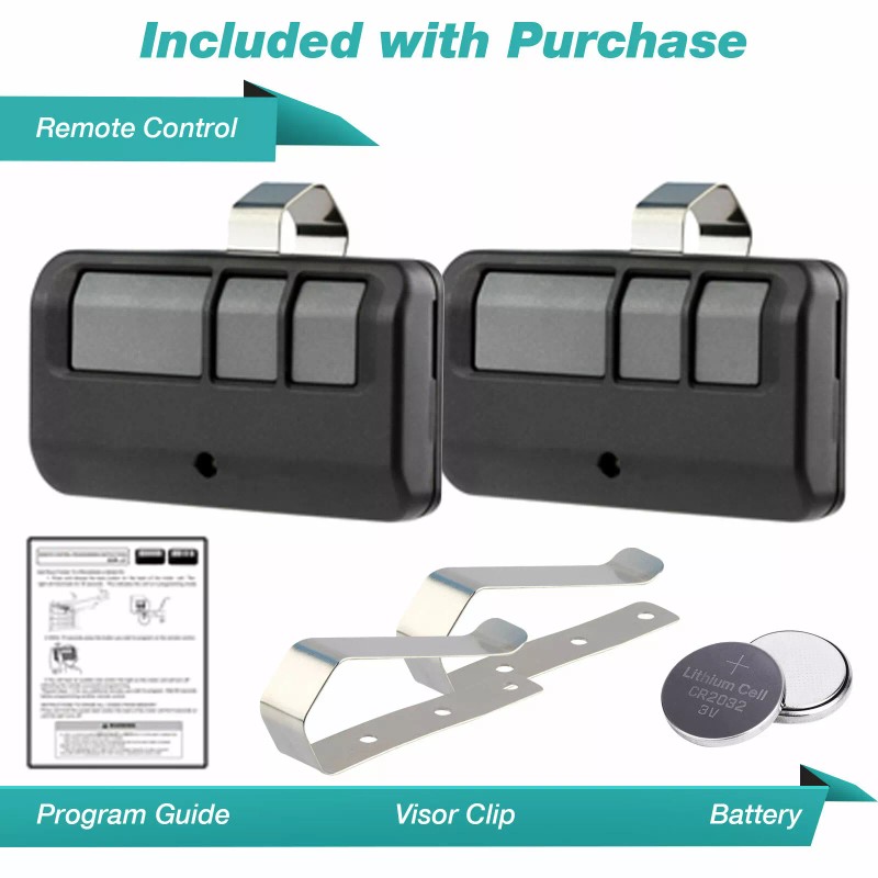 ECS SALE For 2 Chamberlain LiftMaster Garage Door Opener Remote
