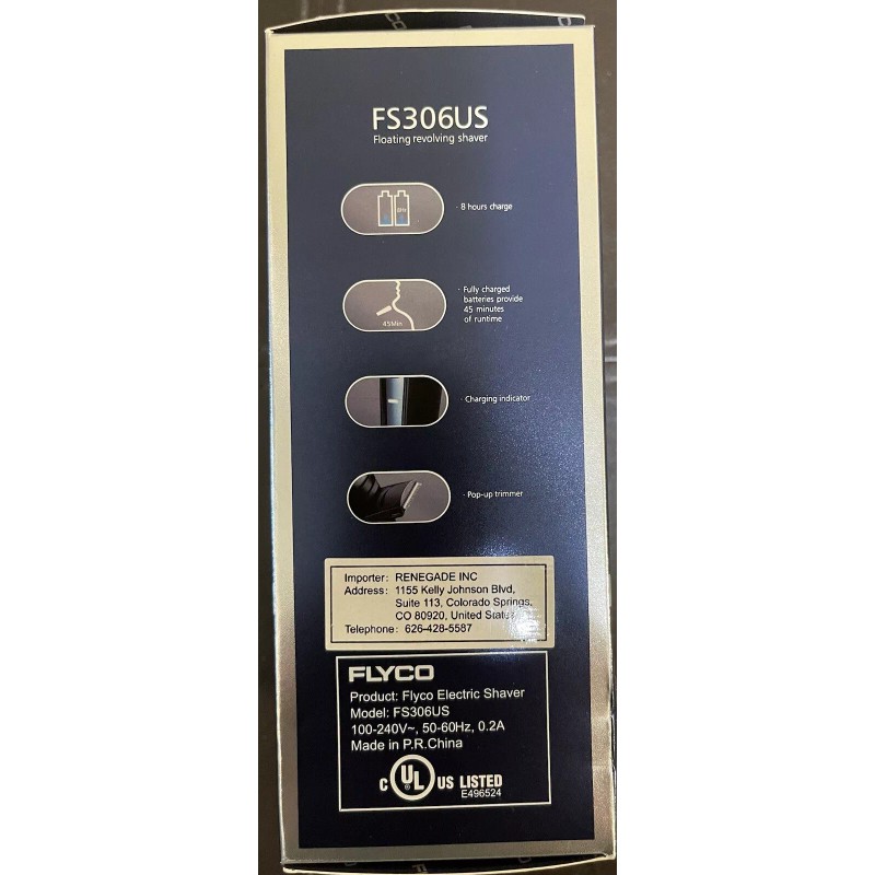Flyco Electric Shaver Pop-up Trimmer Electric Razor Mini Portable Shaver