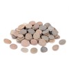 BLXQI 232-240 PCS Craft Rocks, 1.3"-2.2" Round Grey Rocks, 18