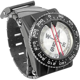 Cressi Kompass Plus Fixing Kit Diving Instrument - Black