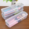 SUMTree 3 Pack Clear Storage Containers rectangular transparent Storage boxes