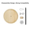 Portable Mosquito Coil Holder Multifunctional Magnetic Removable Oak Mosquito Coil