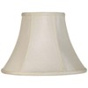 Creme Medium Bell Lamp Shade (Pre-Assembled) 6" Top x 12"