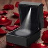 Proposal LED Ring Case, Ring Case, Jewelry Storage, Anniversary Gift